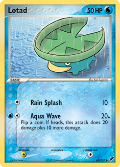 Lotad z edície Deoxys, karta č.63