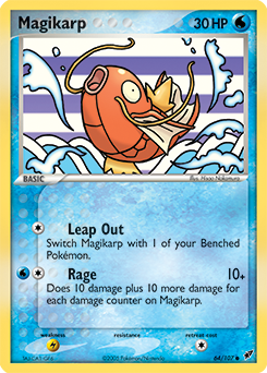 Magikarp z edície Deoxys, karta č.64