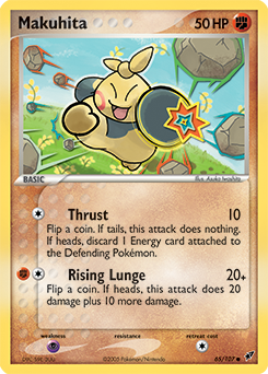 Makuhita z edície Deoxys, karta č.65