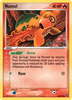 Numel z edície Deoxys, karta č.68