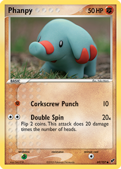 Phanpy z edície Deoxys, karta č.69