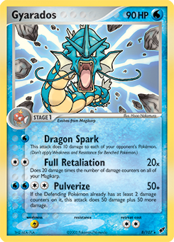 Gyarados z edície Deoxys, karta č.8
