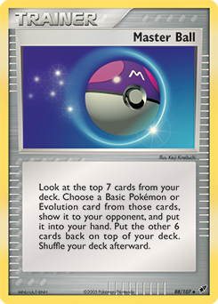 Master Ball z edície Deoxys, karta č.88