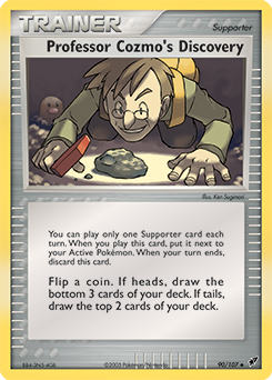 Professor Cozmo's Discovery z edície Deoxys, karta č.90