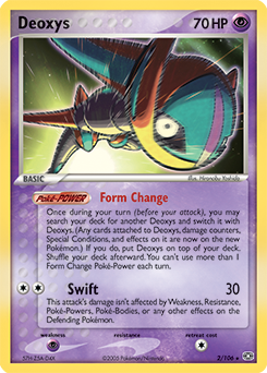 Deoxys z edície Emerald, karta č.2