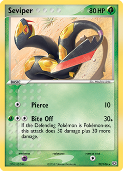 Seviper z edície Emerald, karta č.20