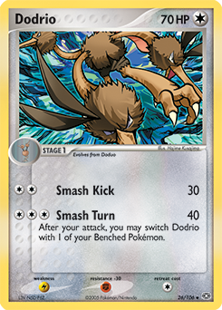 Dodrio z edície Emerald, karta č.26