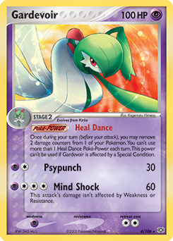 Gardevoir z edície Emerald, karta č.4