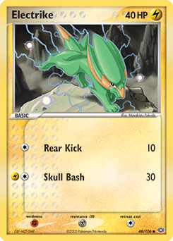 Electrike z edície Emerald, karta č.48