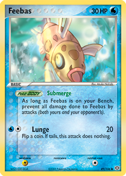 Feebas z edície Emerald, karta č.49