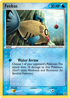 Feebas z edície Emerald, karta č.50