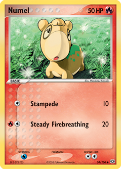 Numel z edície Emerald, karta č.58