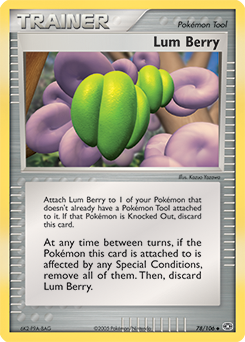 Lum Berry z edície Emerald, karta č.78