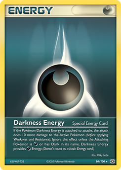 Darkness Energy z edície Emerald, karta č.86