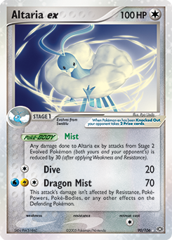 Altaria ex z edície Emerald, karta č.90