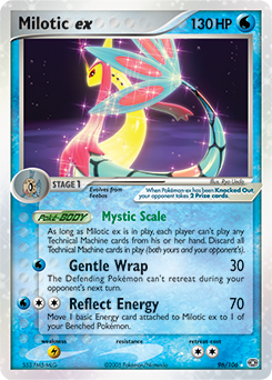 Milotic ex z edície Emerald, karta č.96