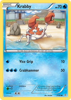 Krabby z edície Generations, karta č.21