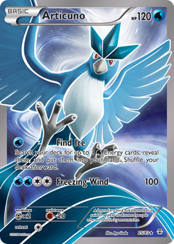 Articuno z edície Generations, karta č.25