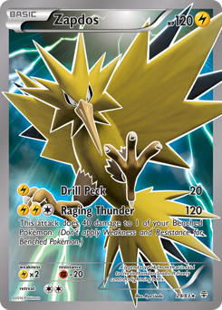 Zapdos z edície Generations, karta č.29