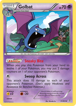 Golbat z edície Generations, karta č.31