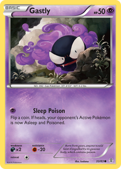 Gastly z edície Generations, karta č.33