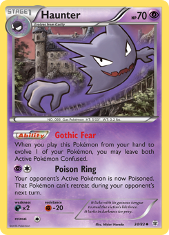 Haunter z edície Generations, karta č.34