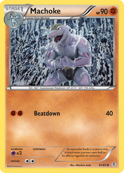 Machoke z edície Generations, karta č.41