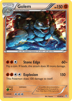 Golem z edície Generations, karta č.45