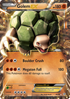 Golem-EX z edície Generations, karta č.46
