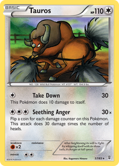 Tauros z edície Generations, karta č.57