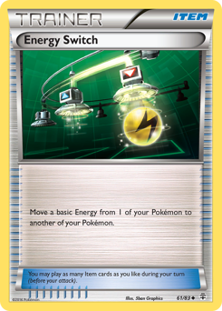 Energy Switch z edície Generations, karta č.61