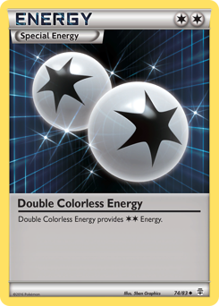 Double Colorless Energy z edície Generations, karta č.74