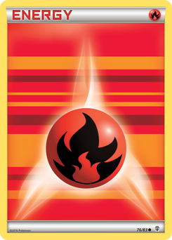 Fire Energy z edície Generations, karta č.76