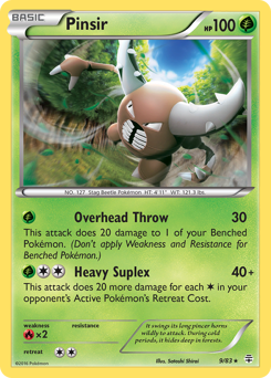 Pinsir z edície Generations, karta č.9