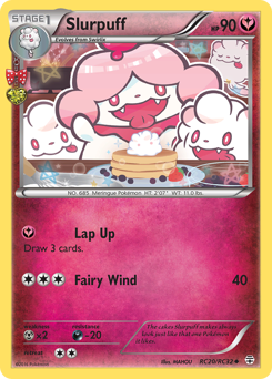 Slurpuff z edície Generations, karta č.RC20