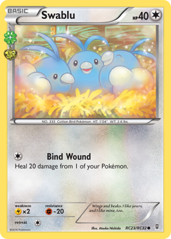 Swablu z edície Generations, karta č.RC23