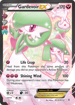 Gardevoir-EX z edície Generations, karta č.RC30