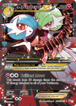 M Gardevoir-EX z edície Generations, karta č.RC31