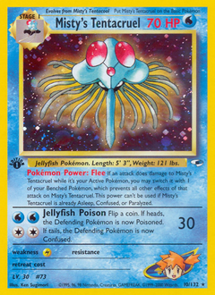 Misty's Tentacruel z edície Gym Heroes, karta č.10