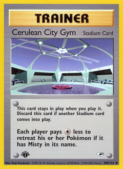 Cerulean City Gym z edície Gym Heroes, karta č.108