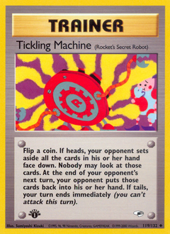Tickling Machine z edície Gym Heroes, karta č.119