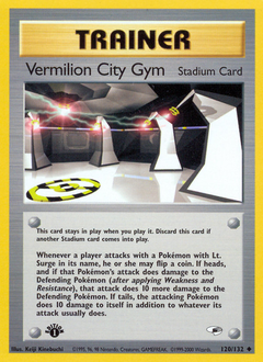Vermilion City Gym z edície Gym Heroes, karta č.120
