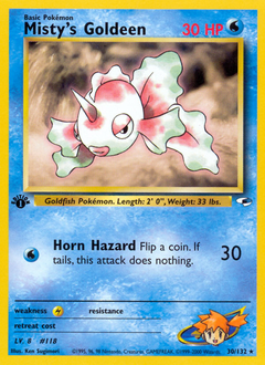 Goldeen, ukážková karta