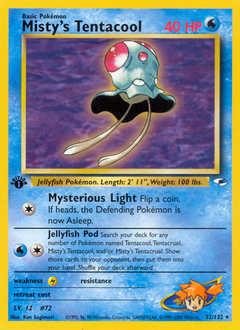 Tentacool, ukážková karta