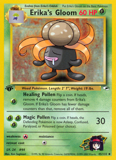 Erika's Gloom z edície Gym Heroes, karta č.45