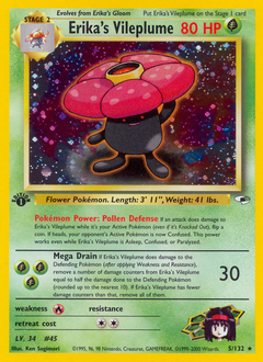 Erika's Vileplume z edície Gym Heroes, karta č.5