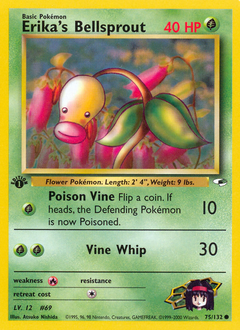 Erika's Bellsprout z edície Gym Heroes, karta č.75