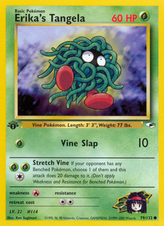 Erika's Tangela z edície Gym Heroes, karta č.79