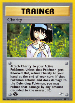 Charity z edície Gym Heroes, karta č.99