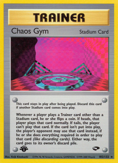 Chaos Gym z edície Gym Challenge, karta č.102